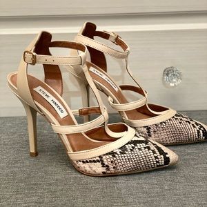 Steve Madden, reptile print, size 7 heels
